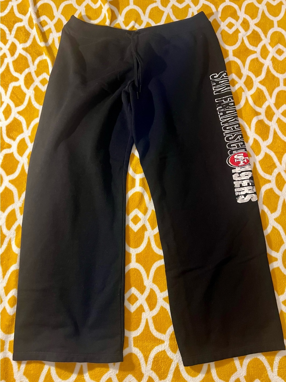 NFL Team Apparel San Francisco 49ers NFL Women’s Black Pants Size M